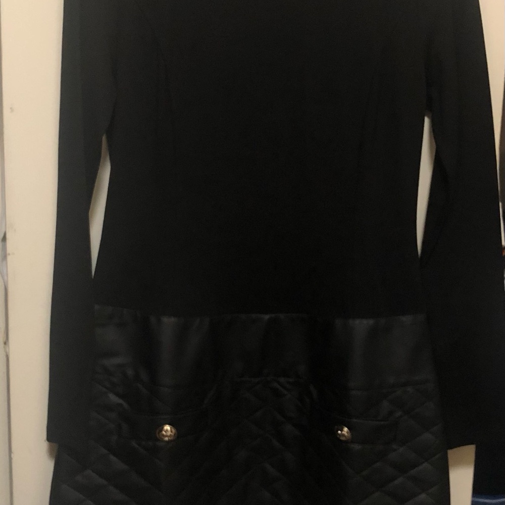 VENUS Black Long Sleeve Dress